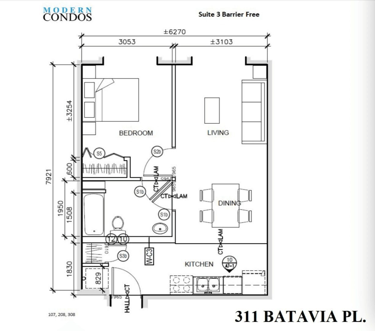 Rental Building - 311 Batavia Pl Suite 3 Barrier Free