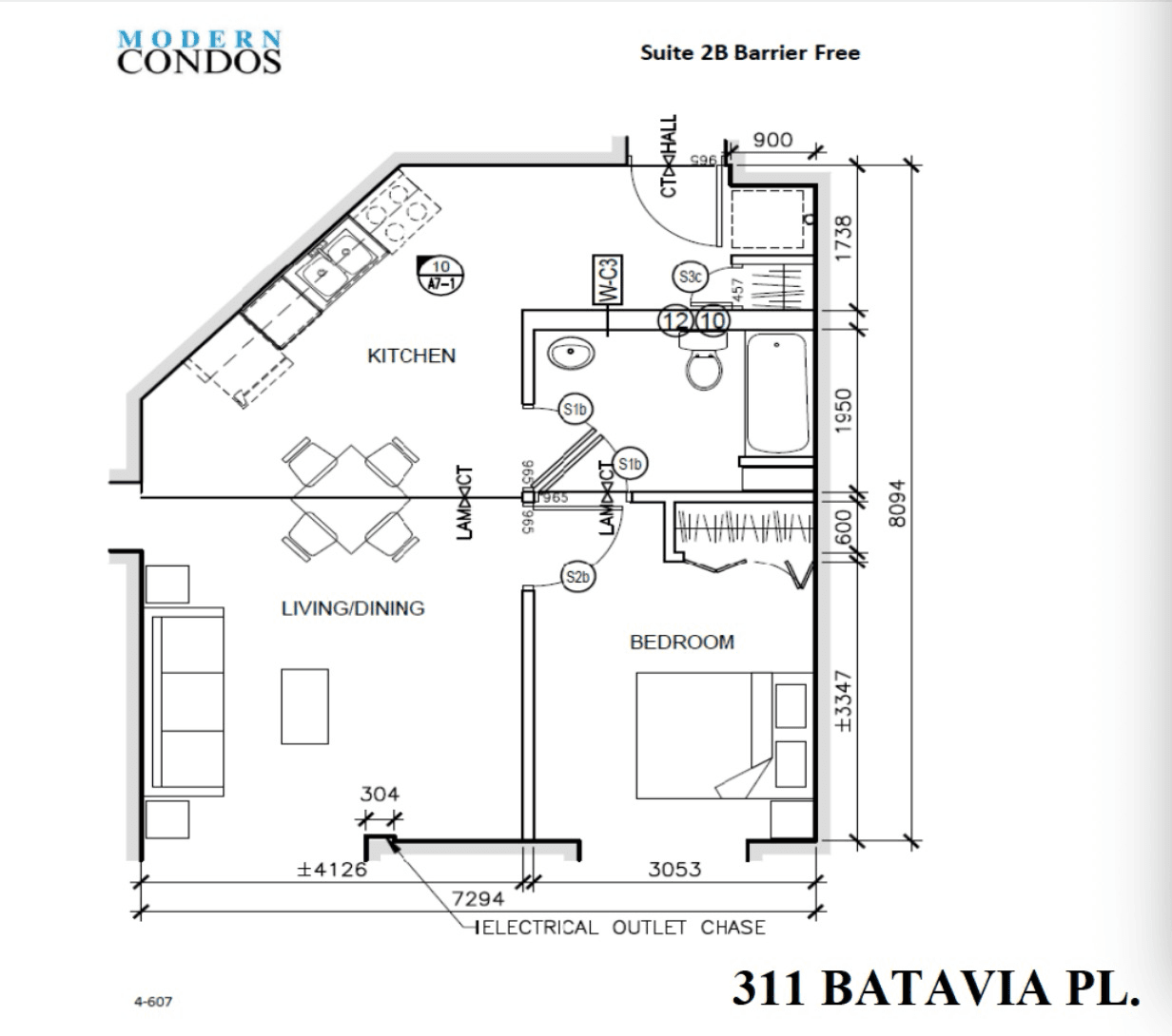 Rental Building - 311 Batavia Pl Suite 2B Barrier Free